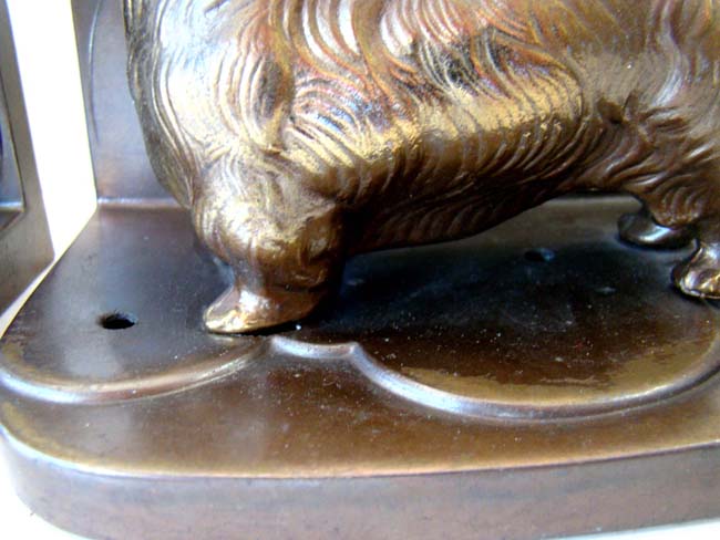 A pair of Scotty Dog bookends by Frankart circa 1930 — image 3